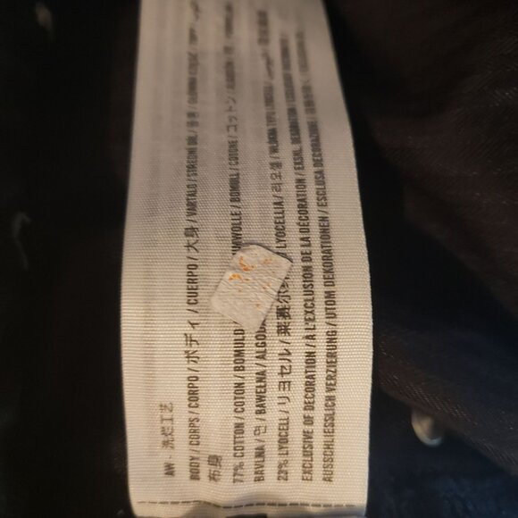 Abercrombie & Fitch Loose High Rise Black Jeans Womens 34 18 - Picture 4 of 10